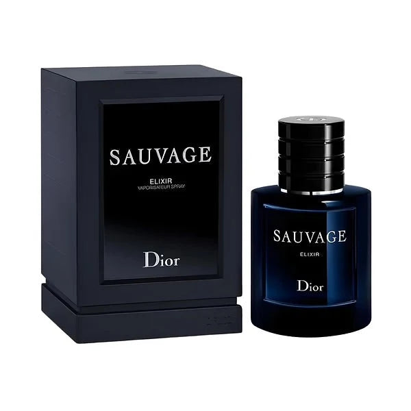 Dior Sauvage Elixir Parfum Spray 100ml for Men – Spicy Woody Long-Lasting Fragrance