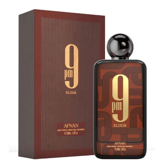Afnan 9 PM Elixir Unisex EDP, LUXURY PERFUME