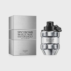 Viktor & Rolf Spicebomb Metallic Musk Eau de Parfum 100ml / 3.4 oz for Men LUXURY PERFUME